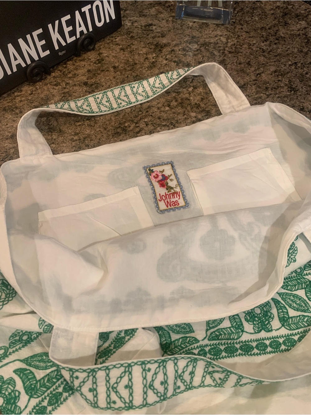 Johnny Was Bohemian Embroidered Tote Bag NWOT - Picture 5 of 12